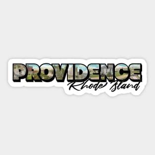 Providence Rhode Island Big Letter Sticker